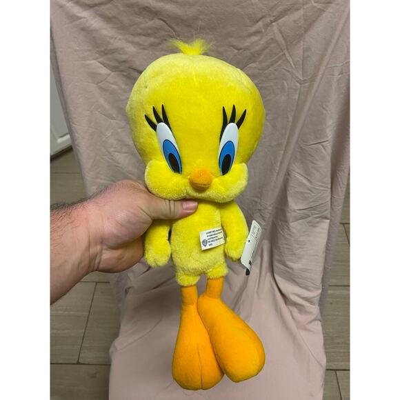 Warner Bros. | Toys | Wb Looney Tunes Tweety Bird 9 Plush Toy Vintage ...